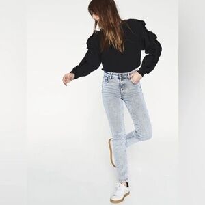 BA&SH Nila Bleuclair High-rise Skinny Jeans